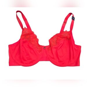 Cacique Neon Red Bra